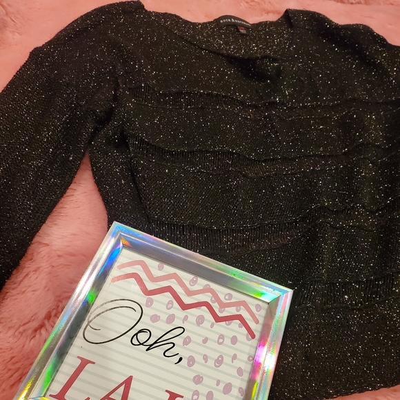 Rock & Republic metallic knit top - Picture 10 of 15